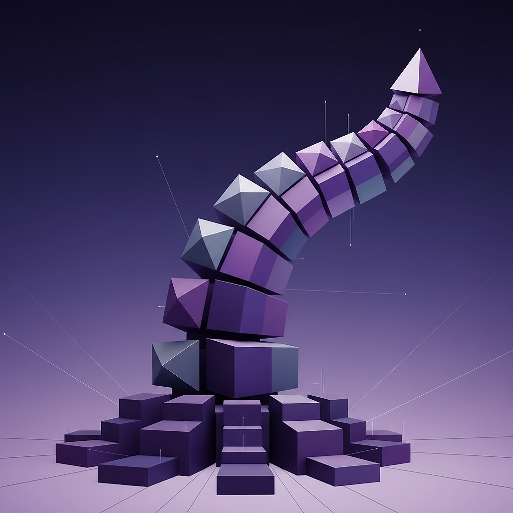 Abstract financial illustration